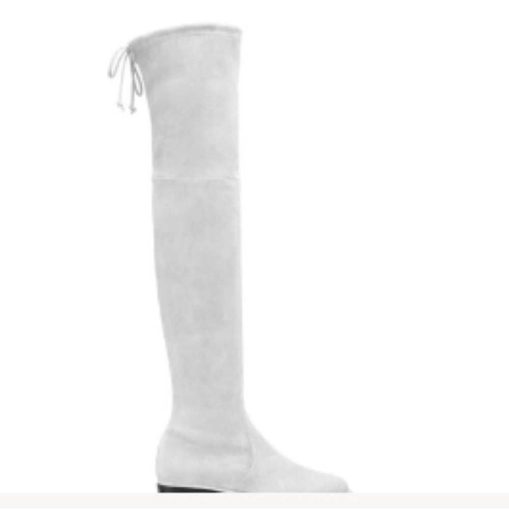 FINAL SALE!!! Once used Low Land Stuart Weitzman White Grey US7.5 high condition